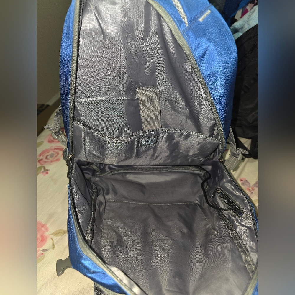 Blue and Gray Backpack - Picture 3 of 5